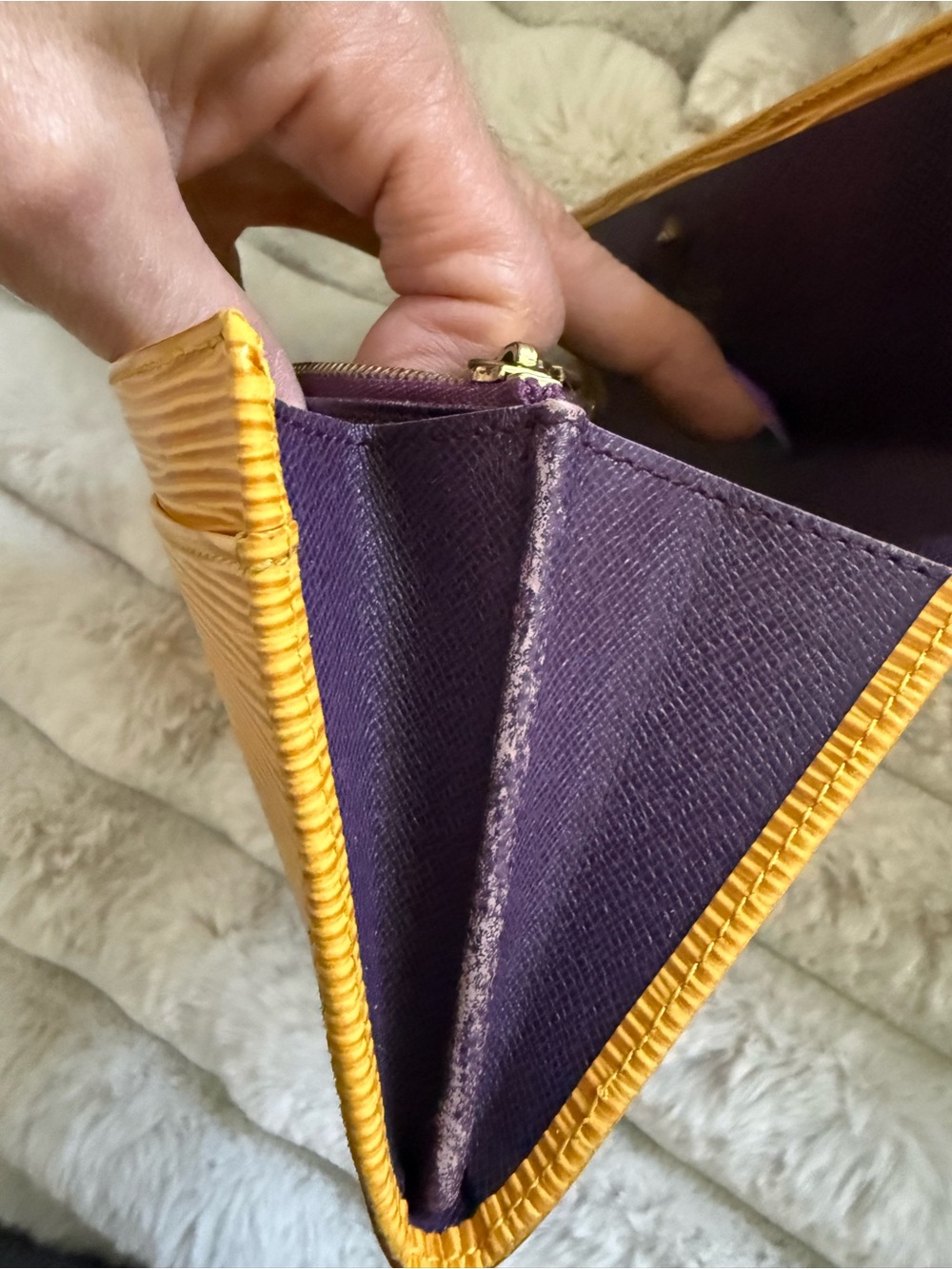 Louis Vuitton Epi Leather Wallet in Yellow - Picture 13 of 13